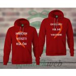 Minden értelmét veszti páros kapucnis pulóver