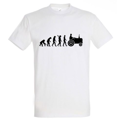 Traktoros evolúció póló