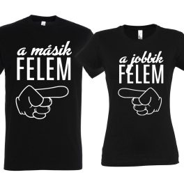 Jobbik felem & másik felem páros pólók