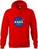 Nasa logo kapucnis pulóver