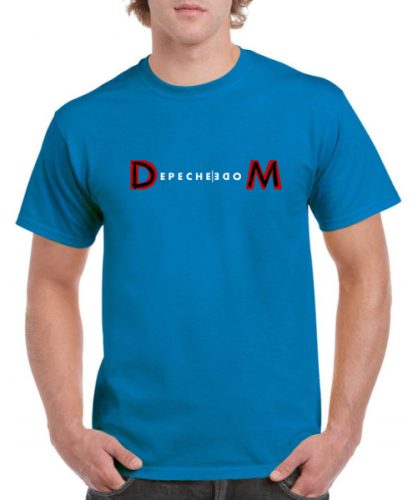 Depeche Mode Memento azúrkék póló