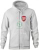 Arsenal zippzáras kapucnis pulóver
