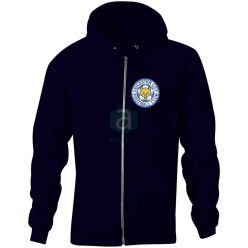 Leicester zippzáras kapucnis pulóver