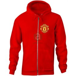 Manchester United zippzáras kapucnis pulóver