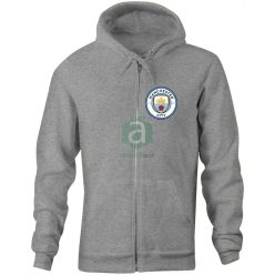 Manchester City zippzáras kapucnis pulóver
