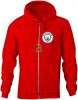 Manchester City zippzáras kapucnis pulóver