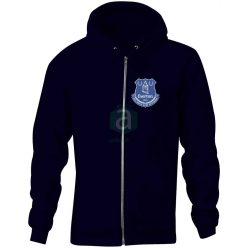 Everton zippzáras kapucnis pulóver