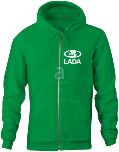 Lada zippzáras kapucnis pulóver