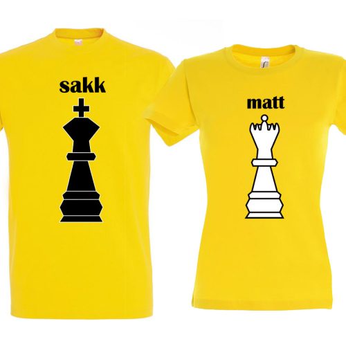 Sakk Matt páros póló