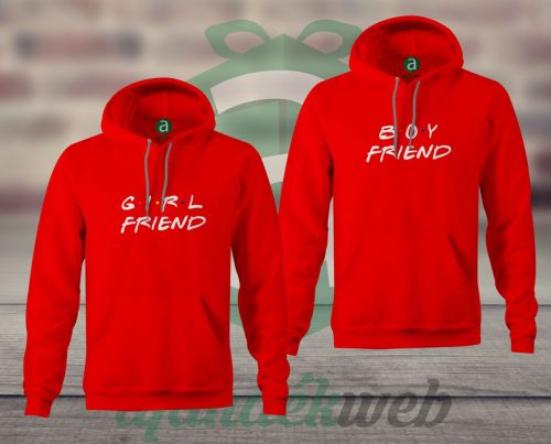 Boy Girl friend páros kapucnis pulóver