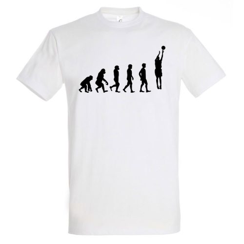 Kosárlabda evolúció póló