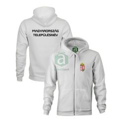  Magyarország Bács-Kiskun megyei településneves zippzáras kapucnis pulóver