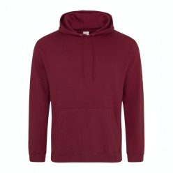 Just Hoods Burgundy kapucnis pulóver