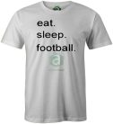 Eat sleep football póló