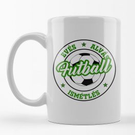 Evés Alvás Futball Ismétlés bögre