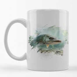 Halas bögre Csuka mintával