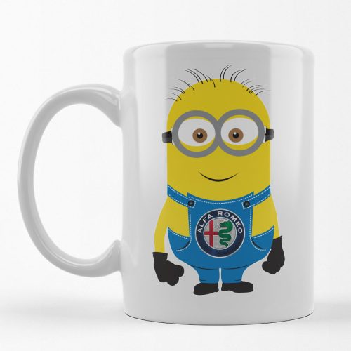 Minionos bögre - alfa romeo