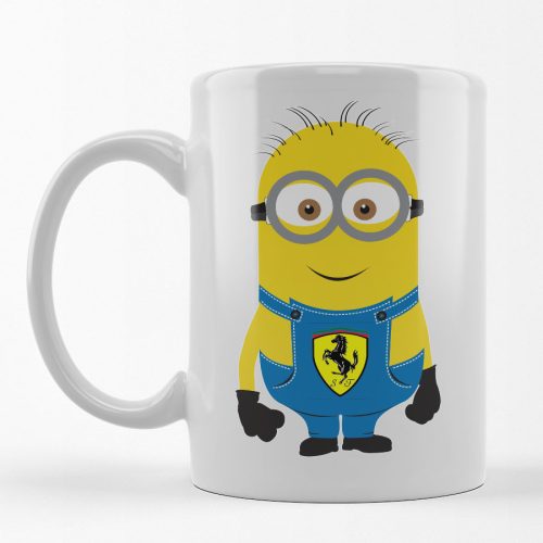 Minionos bögre - ferrari