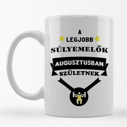 A legjobb súlyemelők - bögre