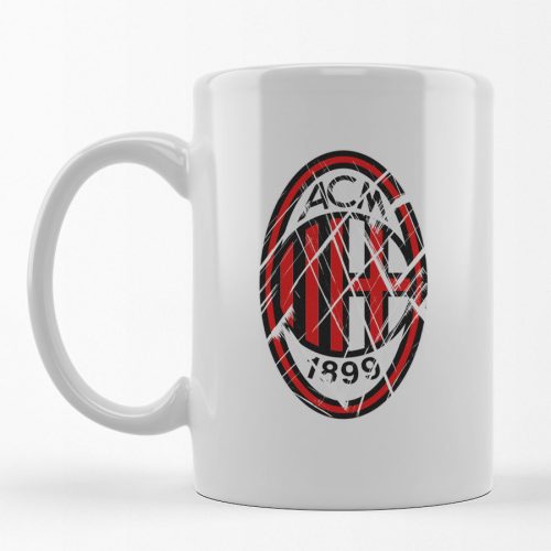 Karcolt stílusú bögre - AC Milan