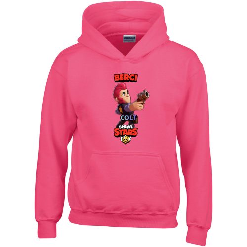 Brawl stars póló saját névvel rózsaszin színben