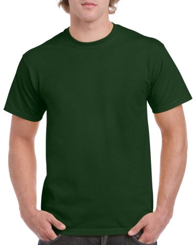 Gildan Sötétzöld férfi póló
