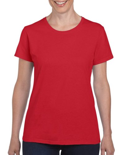 Gildan Piros női póló