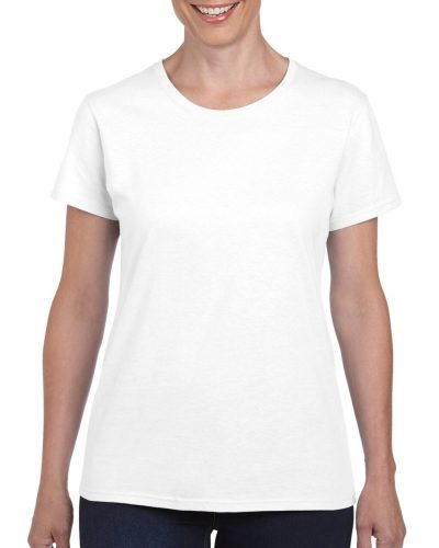 Gildan Fehér női póló