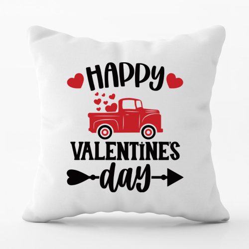 Happy Valentines Day Truck - párna