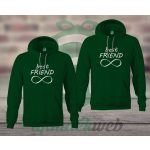 Best Friend páros kapucnis pulóver