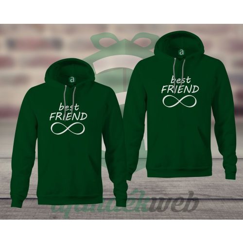 Best Friend páros kapucnis pulóver