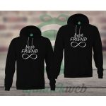 Best Friend páros kapucnis pulóver