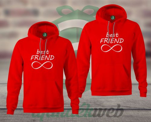 Best Freind páros kapucnis pulóver