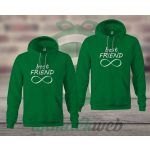 Best Friend páros kapucnis pulóver