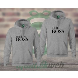 Boss Real Boss páros kapucnis pulóver