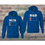 Mom Dad páros kapucnis pulóver