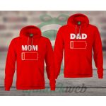 Mom Dad páros kapucnis pulóver