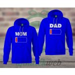 Mom Dad páros kapucnis pulóver