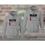 Mom Dad páros kapucnis pulóver