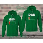 Mom Dad páros kapucnis pulóver