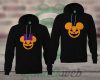 Mickey Minnie halloween páros kapucnis pulóver