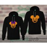 Mickey Minnie halloween páros kapucnis pulóver