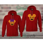 Mickey Minnie halloween páros kapucnis pulóver
