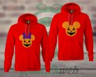 Mickey Minnie halloween páros kapucnis pulóver