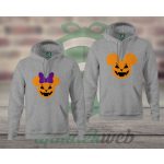 Mickey Minnie halloween páros kapucnis pulóver