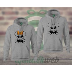 Mickey Minnie halloween 2 páros kapucnis pulóver