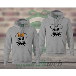 Mickey Minnie halloween 2 páros kapucnis pulóver