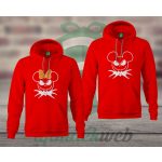 Mickey Minnie halloween 2 páros kapucnis pulóver