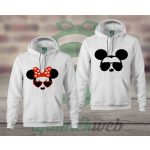 Minnie Mickey páros kapucnis pulóver
