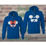 Minnie Mickey páros kapucnis pulóver